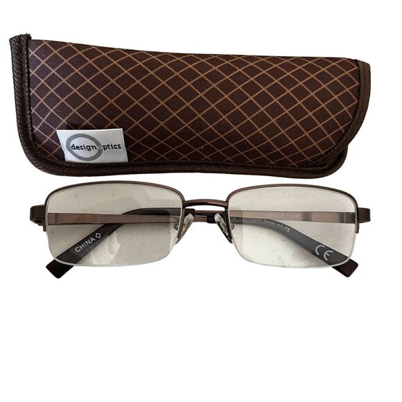 FOSTER Grant Adult Semi-Rimless Reading Glasses with Case PD58.55 MM +1.…‎ - Picture 2 of 7